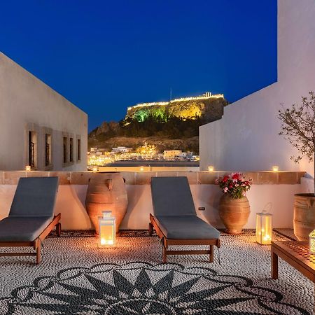 Villa Eleni With Hot Tub And Acropolis View Lindos  Luaran gambar