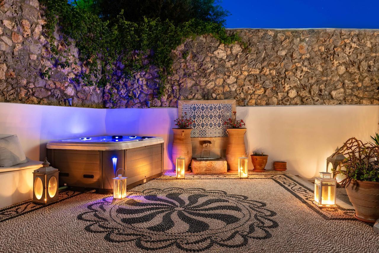 Villa Eleni With Hot Tub And Acropolis View Lindos  Luaran gambar